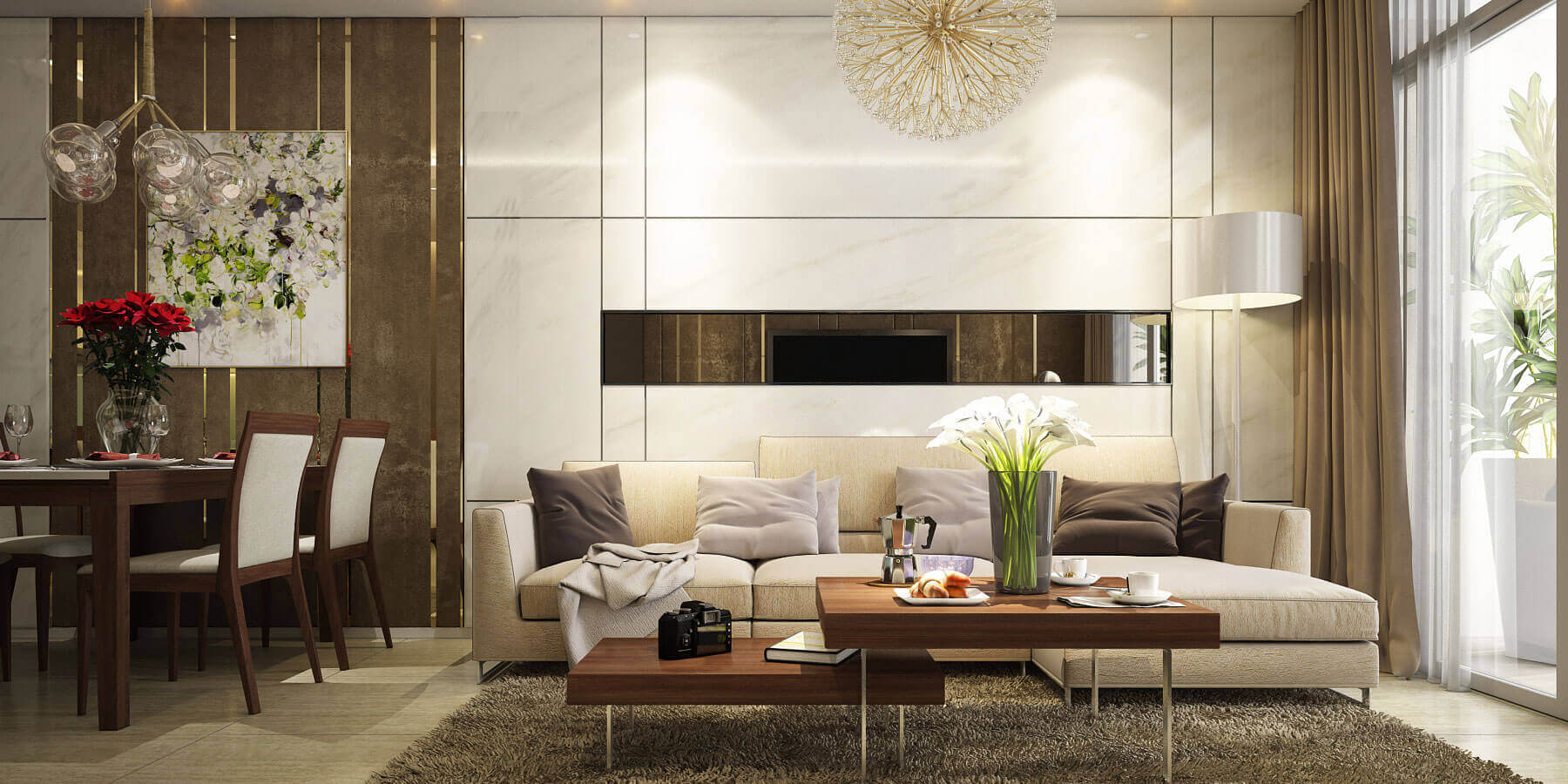 Nội thất được thiết kế sang trọng.