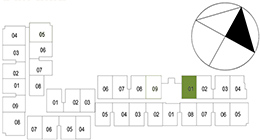 Vị trí mặt bằng căn hộ 3 PN - 86.34 m² - 01