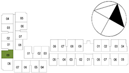 Vị trí mặt bằng căn hộ 3 PN - 86.34 m² - 01