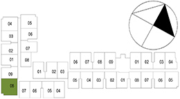 Vị trí mặt bằng căn hộ 3 PN - 96.22 m²